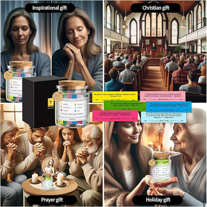 God’s Comfort Jar — Color-Coded Bible Verses for Every Emotion (Premium Gift Set)