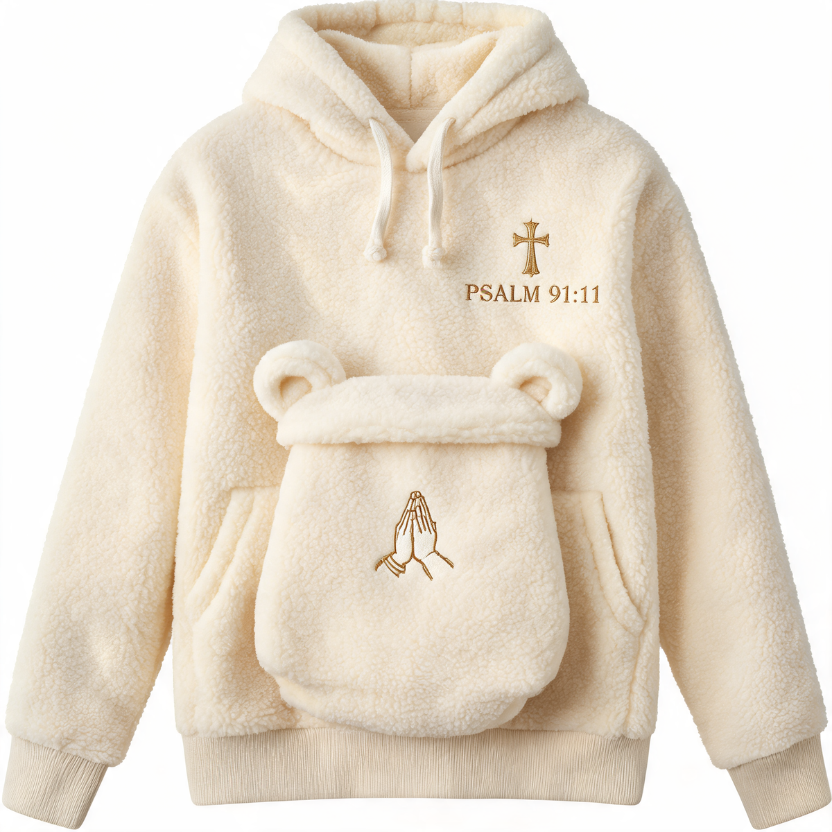 Psalm 91:11 Baby Wearable Hoodie