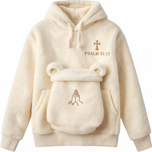 Psalm 91:11 Baby Wearable Hoodie
